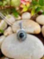 Black Onyx Marcasite set in Sterling Silver Necklace, gift idea, Irish Business, fast delivery