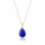 Handmade Oval Lapis Lazuli Sterling Silver Necklace,Ireland, Fast delivery, great as gift