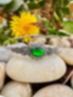 Large Oval  Emerald Marcasite Sterling Silver Bracelet,fast deliery