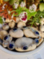 Sapphire  Marcasite Halo Sterling Silver Bracelet